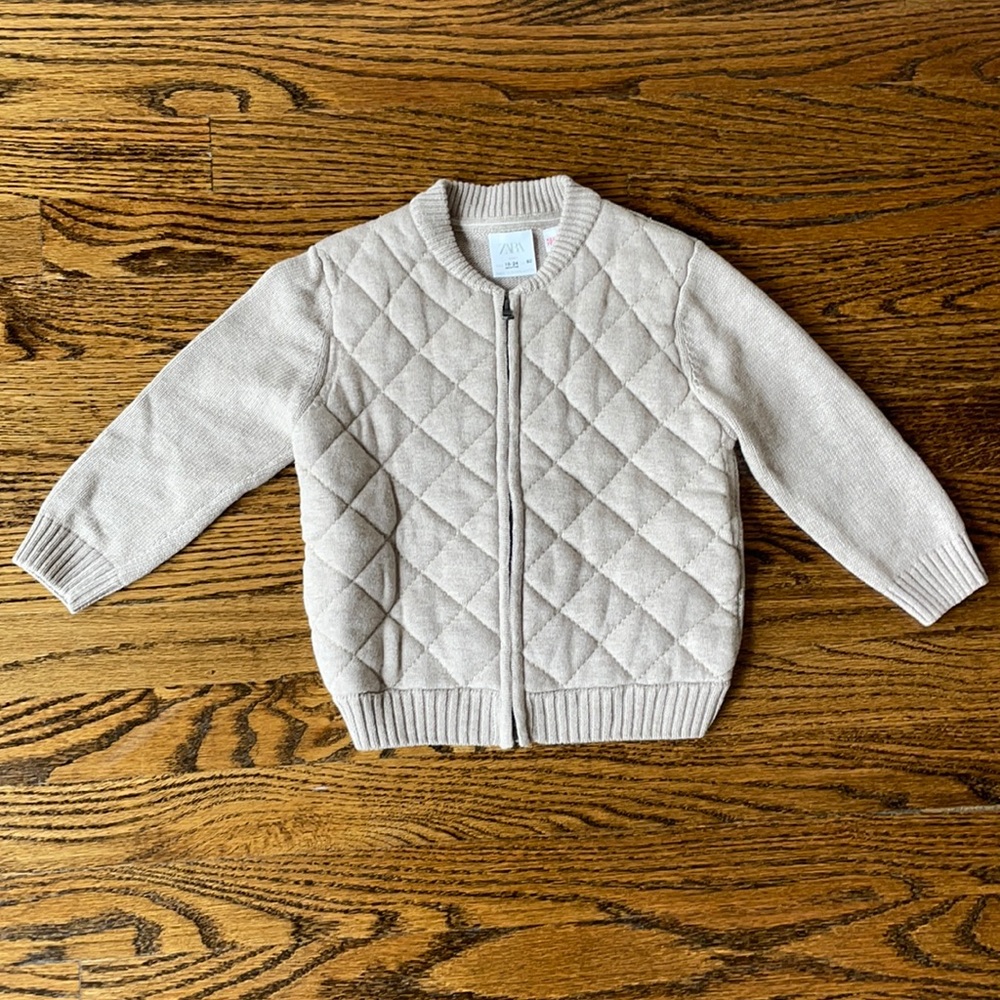 Zara boys knit cardigan size 18-24 months